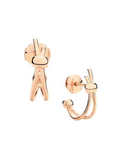 Pomellato Women's Together 18k Rose Gold Hoop Earrings