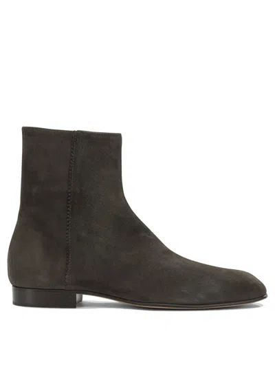Pomme D'or Brown Leather Cow Leather Boots