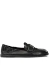 Pomme D'or Leather Loafers In Black