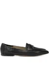 Pomme D'or Woman Loafers Black Size 7 Leather In Black