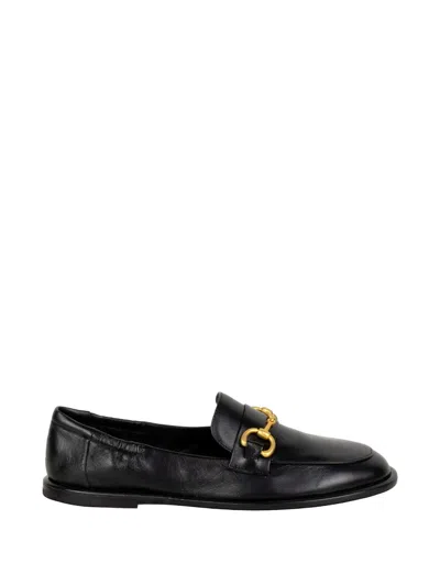 Pomme D'or Snaffle-detail Loafers In Black