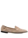 Pomme D'or Suede Loafers In Brown