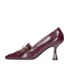 Pomme D'or With Heel Bordeaux In Bordeaux Marroni
