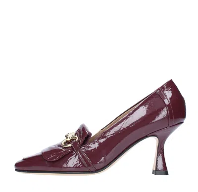 Pomme D'or With Heel Bordeaux In Bordeaux Marroni