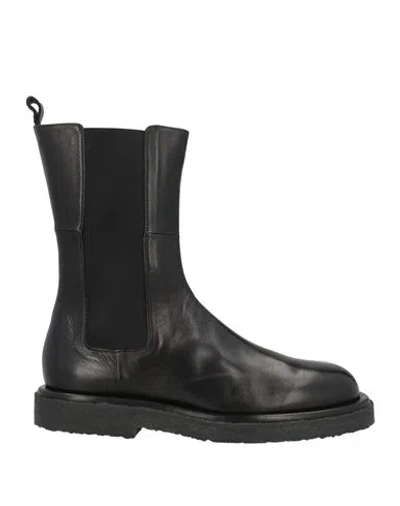 Pomme D'or Woman Ankle Boots Black Size 6 Leather