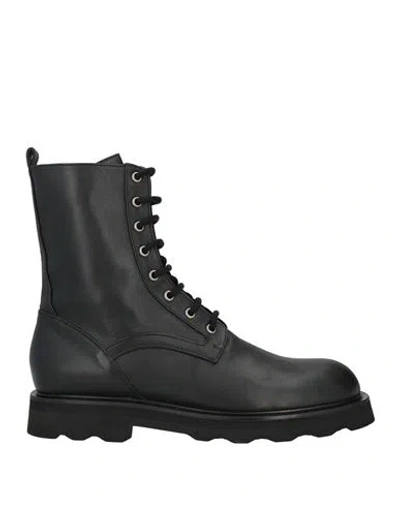 Pomme D'or Woman Ankle Boots Black Size 6.5 Leather