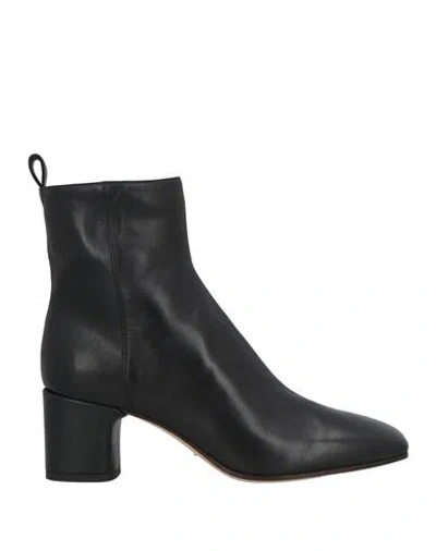 Pomme D'or Woman Ankle Boots Black Size 6 Soft Leather