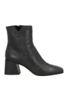 Pomme D'or Woman Ankle Boots Black Size 7.5 Leather