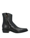 Pomme D'or Woman Ankle Boots Black Size 6 Leather