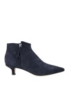 Pomme D'or Woman Ankle Boots Navy Size 11 Leather