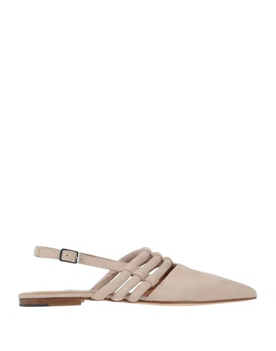 Pomme D'or Ballet Flats In Beige