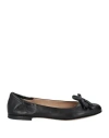 Pomme D'or Woman Ballet Flats Black Size 5 Leather