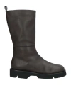 Pomme D'or Woman Boot Dark Brown Size 7 Leather In Brown