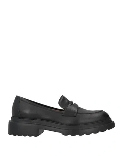 Pomme D'or Woman Loafers Black Size 11 Soft Leather