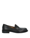 Pomme D'or Woman Loafers Black Size 6 Soft Leather In Black