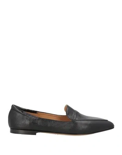 Pomme D'or Woman Loafers Black Size 8 Leather