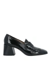 Pomme D'or Woman Loafers Dark Brown Size 8.5 Leather In Black