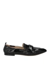 Pomme D'or Woman Loafers Black Size 9.5 Leather