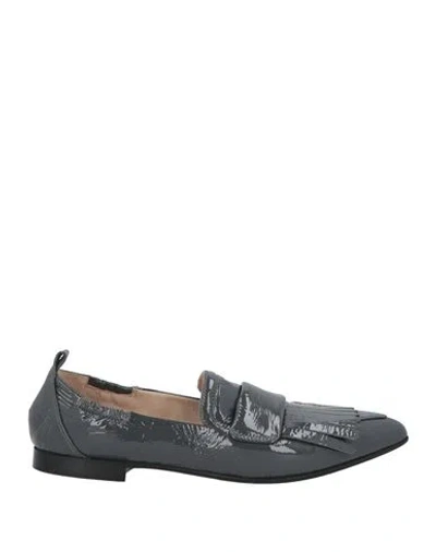 Pomme D'or Woman Loafers Lead Size 8 Leather In Grey