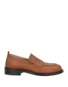 Pomme D'or Woman Loafers Tan Size 8 Calfskin In Brown