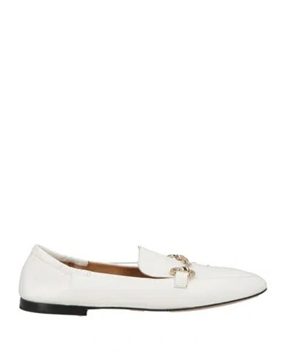 Pomme D'or Woman Loafers White Size 6 Leather
