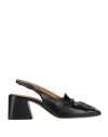 Pomme D'or Woman Pumps Black Size 10 Leather