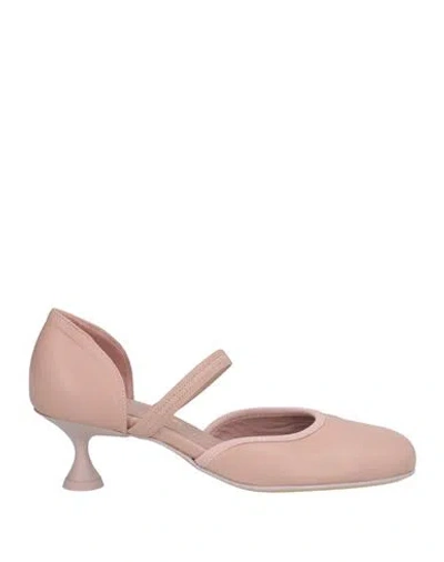 Pomme D'or Woman Pumps Blush Size 7 Leather In Pink