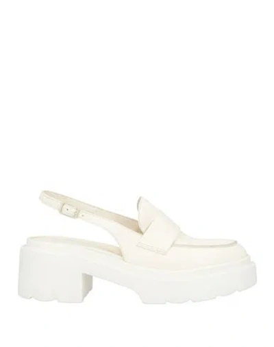 Pomme D'or Woman Pumps Ivory Size 9.5 Leather In White