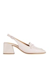 Pomme D'or Woman Pumps Light Pink Size 7 Leather In Pink
