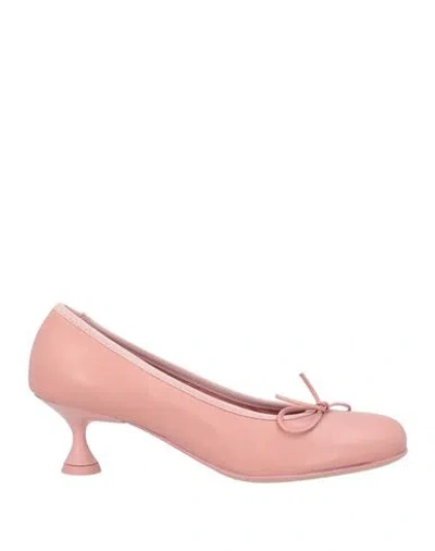 Pomme D'or Woman Pumps Pink Size 8 Leather