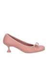 Pomme D'or Woman Pumps Pink Size 8 Leather In Pink