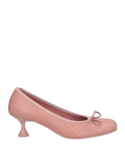 Pomme D'or Woman Pumps Pink Size 8 Leather