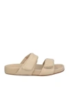 Pomme D'or Woman Sandals Beige Size 8 Soft Leather