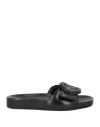 Pomme D'or Woman Sandals Black Size 8 Leather