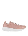 Pomme D'or Woman Sneakers Antique Rose Size 10 Leather In Pink