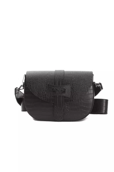 Pompei Donatella Burgundy Leather Crossbody Bag