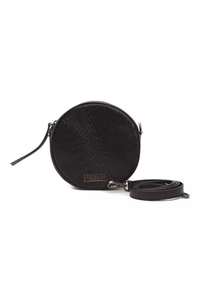 Pompei Donatella Black Leather Women Crossbody Women's Bag