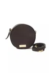 POMPEI DONATELLA ELEGANT SMALL OVAL LEATHER WOMEN'S CROSSBODY