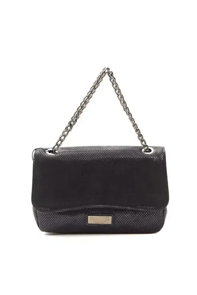 Pompei Donatella Leather Women Crossbody Women's Bag In Blue