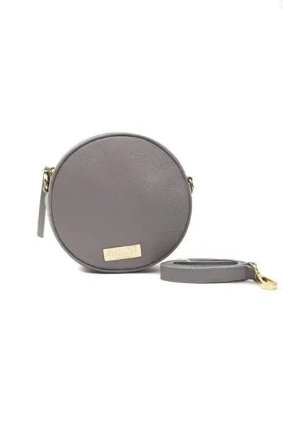 Pompei Donatella Leather Women Crossbody Women's Bag In Grey