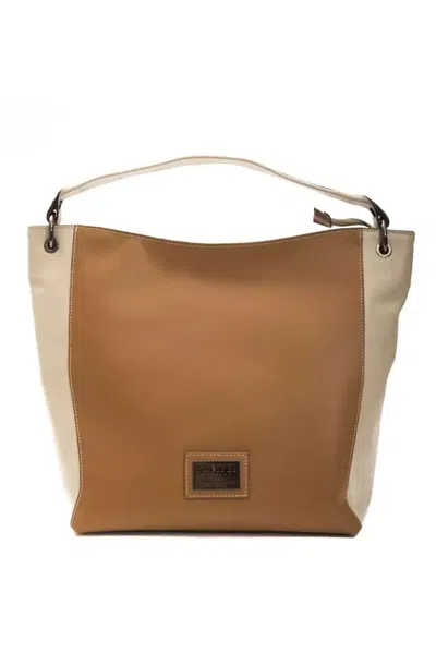 Pompei Donatella Leather Women Shoulder Women's Bag In Brown