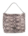 Pompei Donatella Woman Handbag Grey Size - Calfskin In Grey