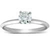Pompeii3 0.35ct Round Diamond Engagement Solitaire Ring 14k White Gold In Multi
