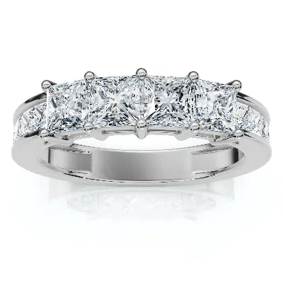 Pompeii3 1 1/10ct Diamond Engagement Bridal Wedding Ring Set 10k White Gold Size Selectable In Metallic