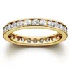 Pompeii3 1 1/2ct Channel Set Diamond Eternity Ring 14k Yellow Gold In Multi