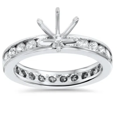 Pompeii3 1 1/2ct Diamond Eternity Engagement Setting Mount Ring In Multi