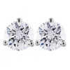 Pompeii3 1 1/2ct Diamond Studs Lab Grown 14k White Gold Lab Grown Diamond Earrings In Multi