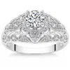 Pompeii3 1 1/2ct Diamond Vintage Engagement Ring 14k Gold Lab Grown In Multi