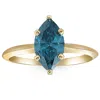 Pompeii3 1 1/2ct Marquise Solitaire Diamond Engagement Ring White, Yellow Gold Lab Grown In Multi