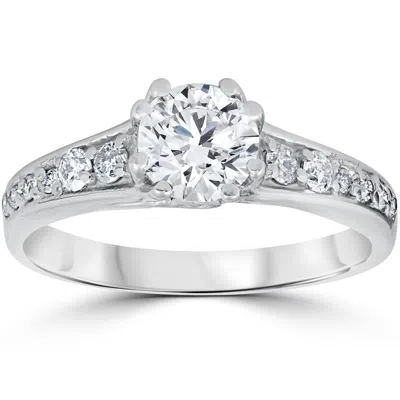 Pompeii3 1 1/3ct Diamond Ring 14k White Gold In Multi